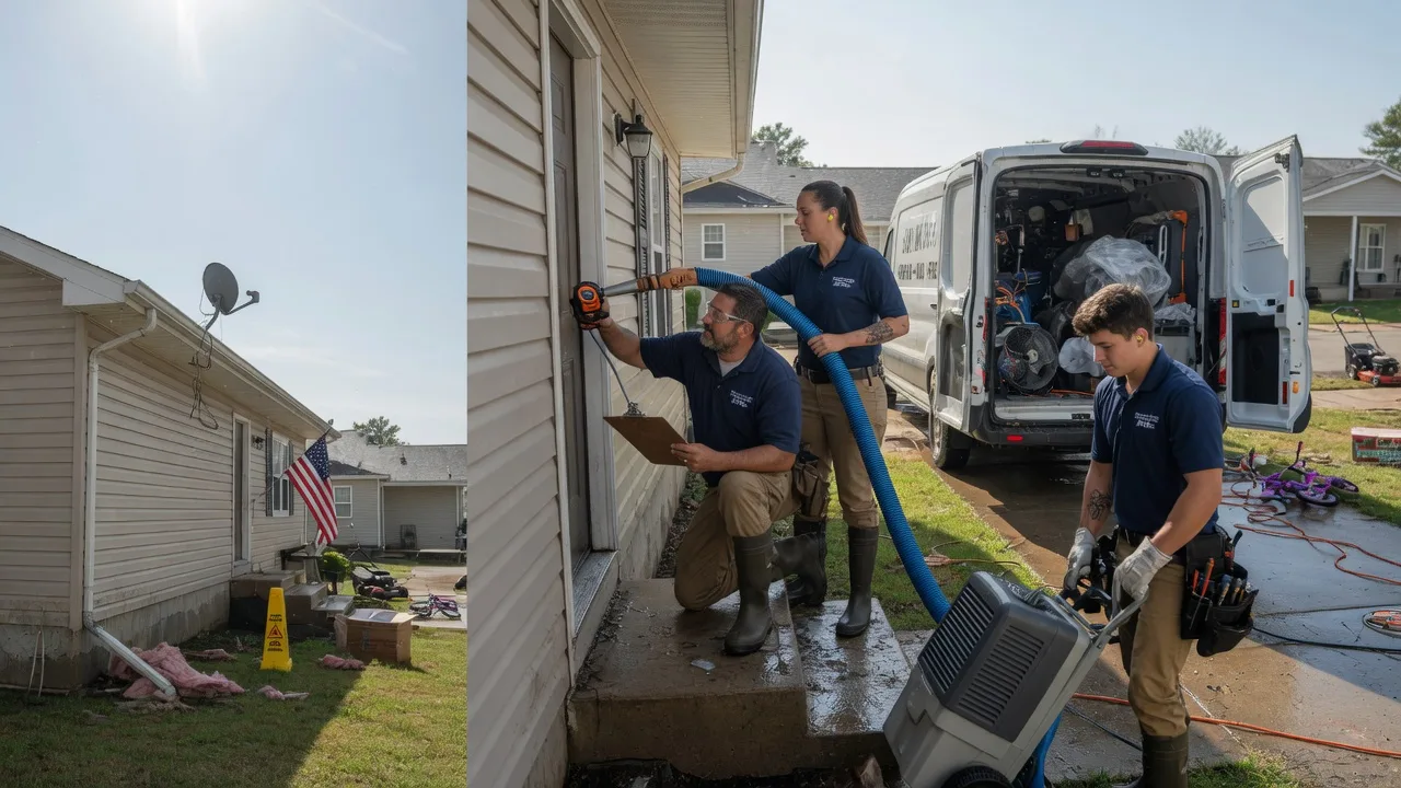 Ceiling Water Damage Restoration in Salisbury, MO near me